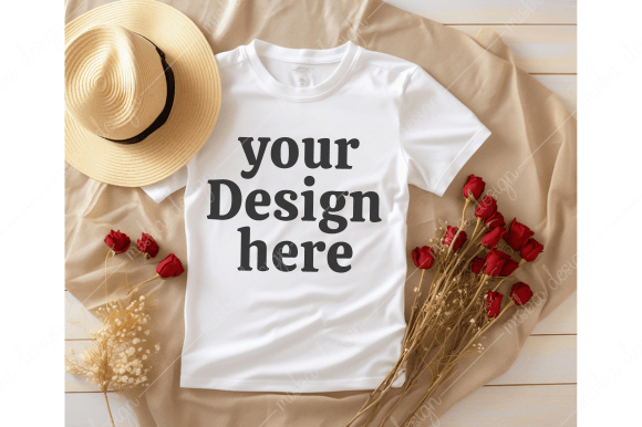 Download Valentines Day White T-shirt Mockups - Mockup Collection