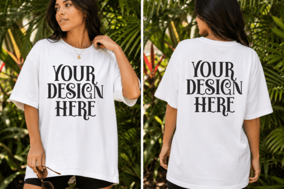 Download Bella Canvas 3001 Front and Back Mockup - Mockup Collection