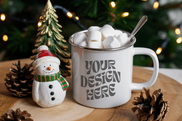 Download Christmas 11oz White Mug Mockup 40 - Mockup Collection