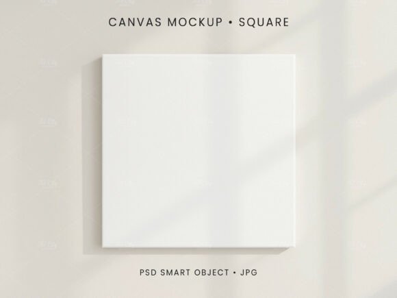 Download 1x1 Canvas Mockup Artwork Display PSD - Mockup Collection