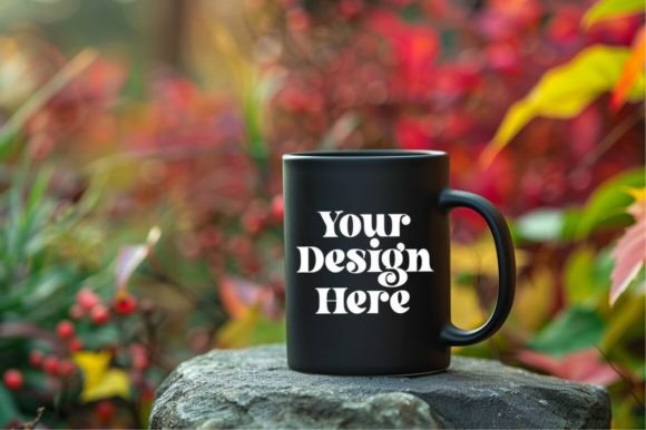 Download Coffee Mug Mockup Placed on a GardenCoff - Mockup Collection