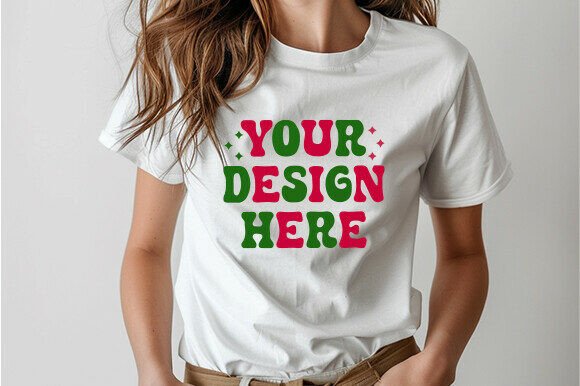 Download Comfort Colors C1717 Women Tshirt Mockup - Mockup Collection