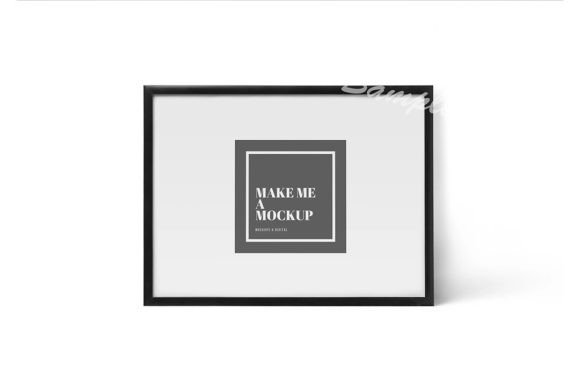 Download Set of 2 Black Mockup Frames - Mockup Collection