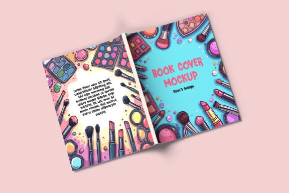 Download Full Book Cover Mockup - Mockup Collection