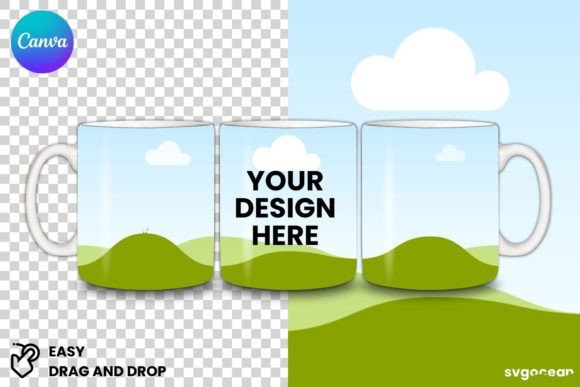 Download Coffee Mug Canva Mockup | Drag &amp; Drop - Mockup Collection