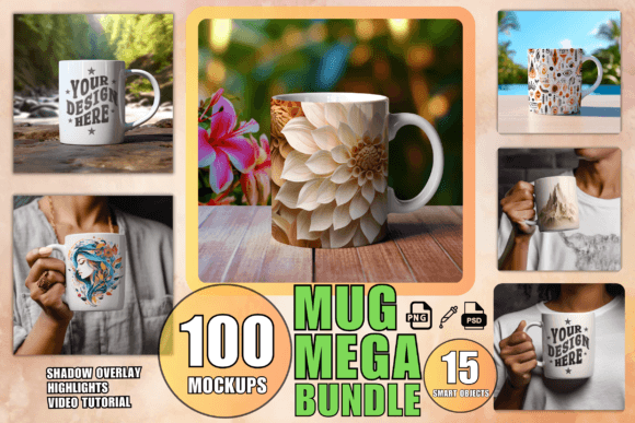 Download Mug Mockup Bundle PSD White Mug Mockups - Mockup Collection