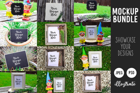 Download Garden Mockup Bundle | Outdoor Mockups - Mockup Collection