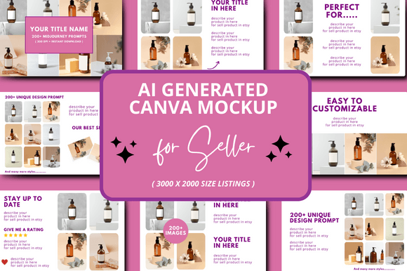 Download AI Generated Etsy Mockup - Mockup Collection