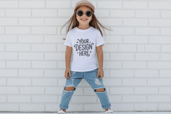 Download Kids Gildan 5000B T-shirt Mockup 6 - Mockup Collection