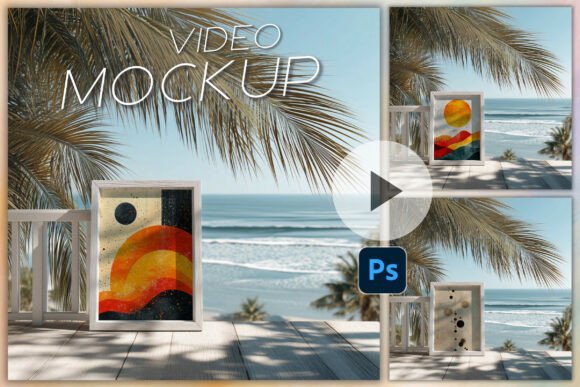 Download Video Frame Mockup PSD Frame Animation - Mockup Collection
