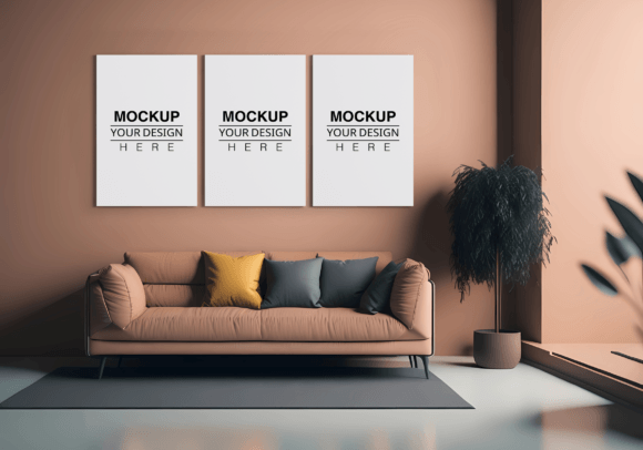 Download Set of 3 Mockup Frames, PSD Mockup - Mockup Collection