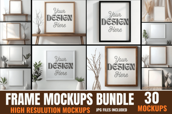 Download Frame Mockups Bundle - Mockup Collection