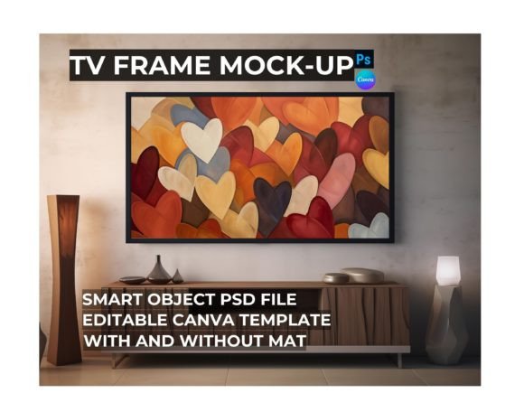 Download Frame TV Art Mockup | Interior Mockup - Mockup Collection