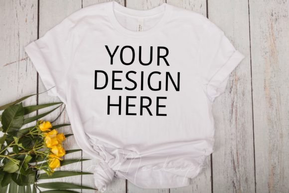 Download Spring Tshirt Mockup Bella Canvas Mockup - Mockup Collection