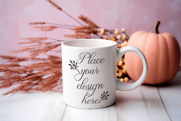 Download Autumn Rustic Romantic 11oz Mug Mockup - Mockup Collection