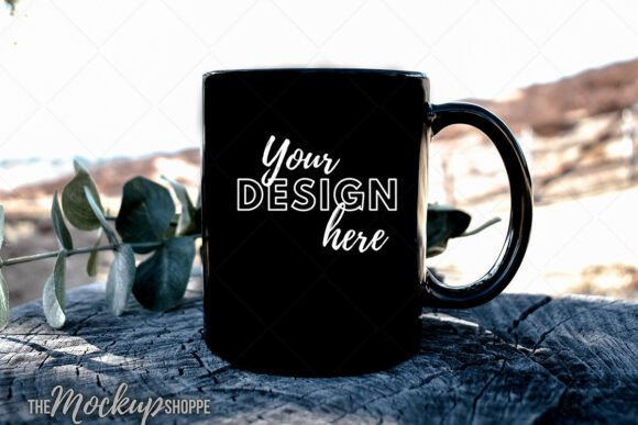 Download Black 11oz Mug Mockup, Fall Mug Mockup - Mockup Collection