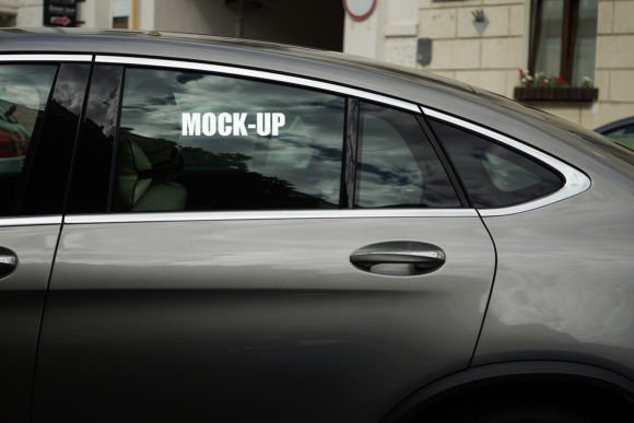 Download Side Window Car Mockup | Car Decal - Mockup Collection