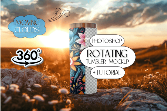 Download PSD Tumbler Mockup Video Tumbler Mockup - Mockup Collection