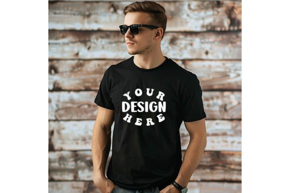Download Man T-shirt Blank Mockup. - Mockup Collection