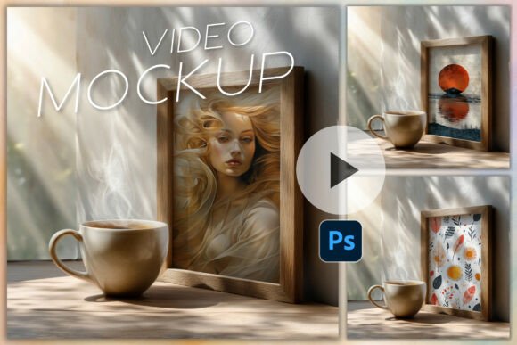 Download PSD Frame Animation Frame Mockup Video - Mockup Collection