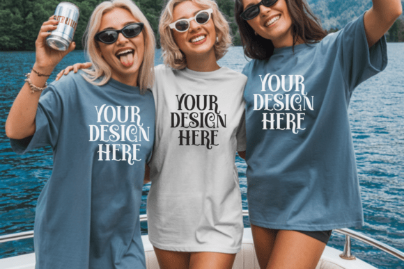 Download Comfort Colors 1717 Beach T-shirt Mockup - Premium Resources