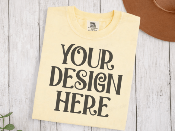 Download Butter CC1717 Flat Lay T-shirt Mockup - Mockup Collection