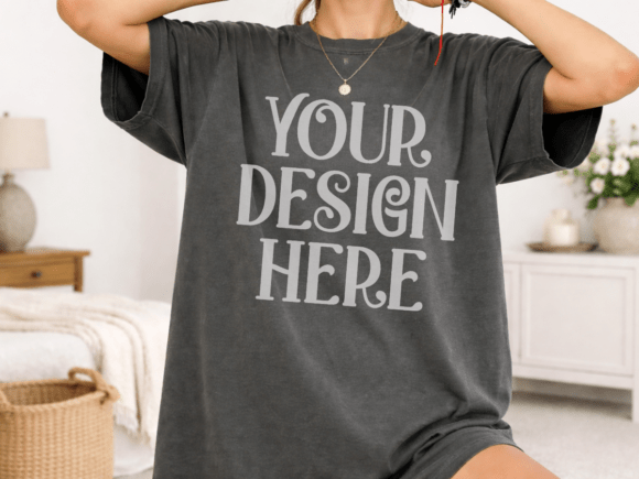 Download Comfort Colors 1717 Oversized Mockup 18 - Mockup Collection