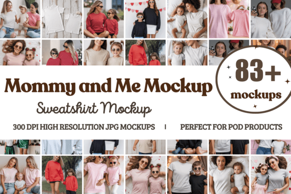 Download Mommy and Me Mockup Bundle - Mockup Collection
