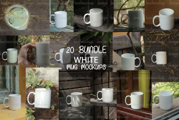 Download Bundle Mug Fall Style Garden Mockup - Mockup Collection