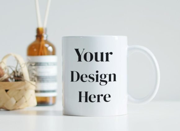 Download White Coffee Mug Mockup PSD Smart Object - Mockup Collection