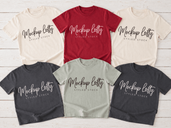 Download Comfort Colors C1717 Group Mockup - Mockup Collection