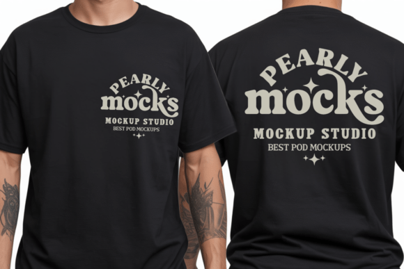 Download Comfort Colors 1717 Front Back Mockup 2 - Mockup Collection