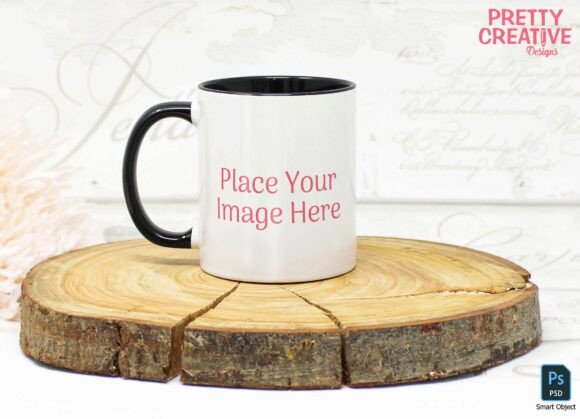 Download Black Handle Single Mug Smart Mockup - Mockup Collection
