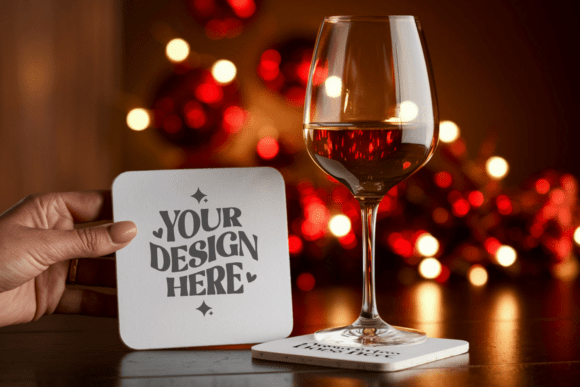 Download Christmas Coaster Mockup - Mockup Collection