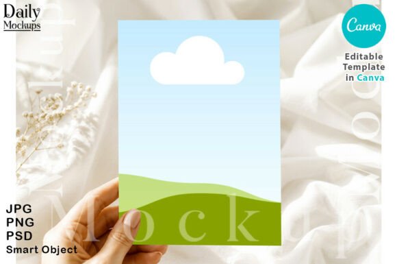 Download 5×7 Luxury Greeting Card Mockup - Mockup Collection