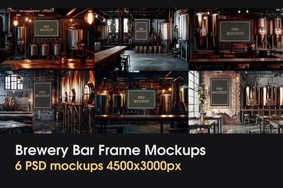 Download Brewery Frame PSD Mockup - Mockup Collection