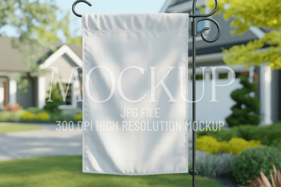 Download Garden Flag Sublimation Mockup - Mockup Collection