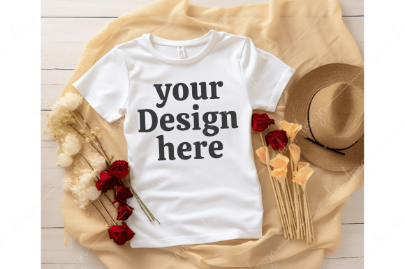 Download Valentines Day White T-shirt Mockups - Mockup Collection