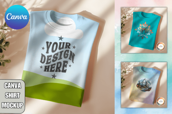 Download T-Shirt Mockup Canva Bella Canvas 3001 - Mockup Collection