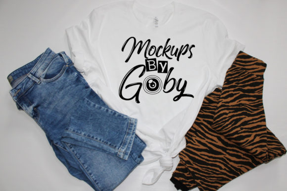 Download White T-shirt Mockups, Jeans Template, - Mockup Collection