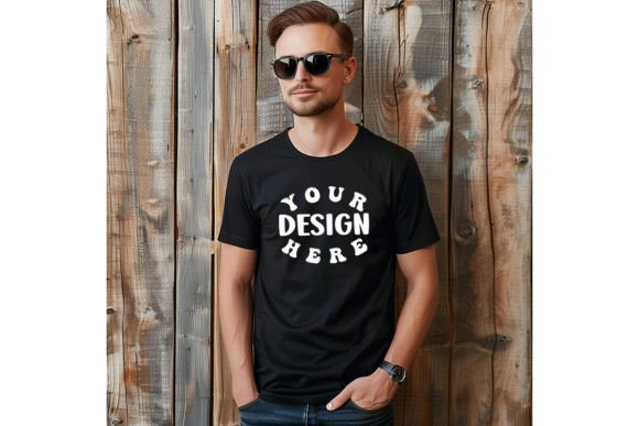 Download Man T-shirt Blank Mockup. - Mockup Collection