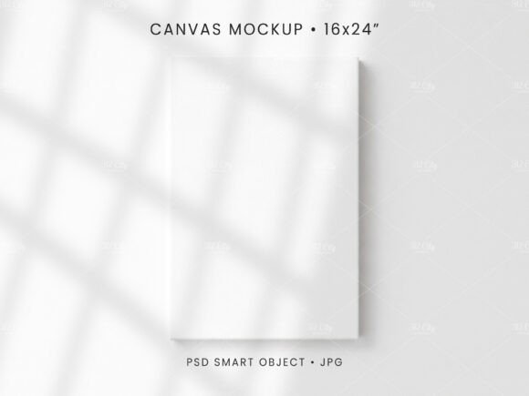 Download 16x24 Canvas Mockup PSD JPG - Mockup Collection