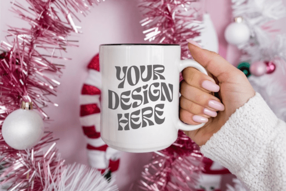 Download Christmas 11oz White Mug Mockup 25 - Mockup Collection