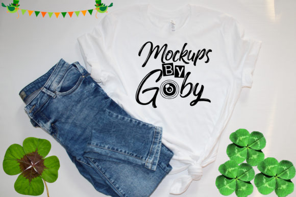 Download St Patrick's Day, White T-shirt Mockups, - Mockup Collection