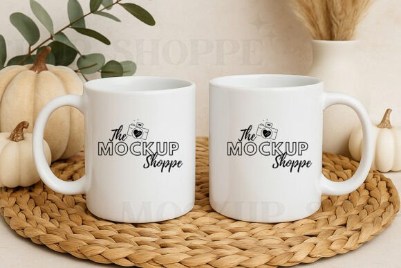 Download Front and Back 11oz White Mug Mockup - Mockup Collection