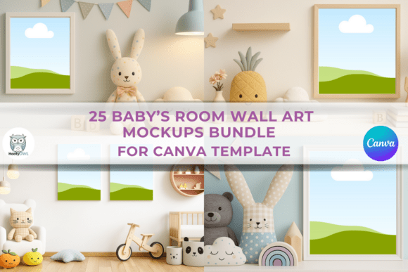 Download 25 Baby's Room Wall Art Mockup - Mockup Collection