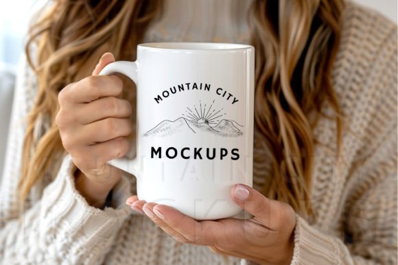 Download 15oz White Mug Mockup, Mug Model Mockup - Mockup Collection