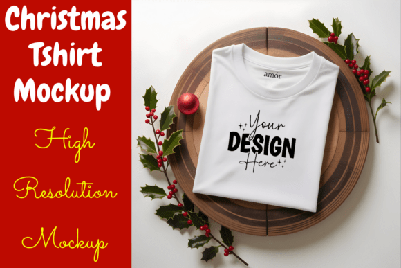 Download Christmas Tshirt Mockup - Mockup Collection
