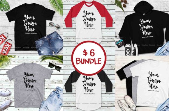 Download T-shirt Mockup Bundle | Tshirt Mock Up - Mockup Collection