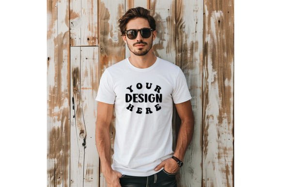 Download Man T-shirt Blank Mockup. - Mockup Collection